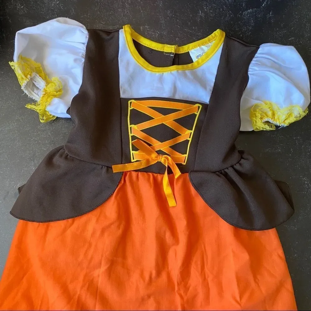 Candy Corn Baby Girl Costume Sz Toddler 3-4 yrs